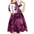 Pink Camo Customize Name Deer Hunting Kid Short Sleeve Dress Tribal Buck Silhouette - Wonder Print Shop