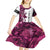 Pink Camo Customize Name Deer Hunting Kid Short Sleeve Dress Tribal Buck Silhouette - Wonder Print Shop