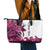 Pink Camo Customize Name Deer Hunting Leather Tote Bag Tribal Buck Silhouette - Wonder Print Shop