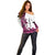 Pink Camo Customize Name Deer Hunting Off Shoulder Sweater Tribal Buck Silhouette - Wonder Print Shop