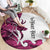 Pink Camo Customize Name Deer Hunting Round Carpet Tribal Buck Silhouette - Wonder Print Shop