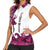 Pink Camo Customize Name Deer Hunting Women Sleeveless Polo Shirt Tribal Buck Silhouette - Wonder Print Shop