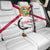 Flag Florida Fishing Back Car Seat Cover Fish Hook Rip Detail and Custom Name Red Accent Design - Wonder Print Shop