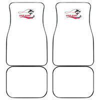 Flag Florida Fishing Car Mats Fish Hook Rip Detail and Custom Name Red Accent Design - Wonder Print Shop