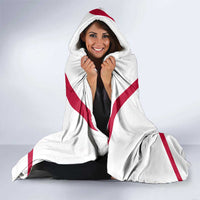 Flag Florida Fishing Hooded Blanket Fish Hook Rip Detail and Custom Name Red Accent Design - Wonder Print Shop