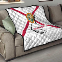 Flag Florida Fishing Quilt Fish Hook Rip Detail and Custom Name Red Accent Design - Wonder Print Shop