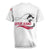 Flag Florida Fishing Rugby Jersey Fish Hook Rip Detail and Custom Name Red Accent Design - Wonder Print Shop