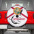 Flag Florida Fishing Spare Tire Cover Fish Hook Rip Detail and Custom Name Red Accent Design - Wonder Print Shop