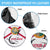Flag Florida Fishing Spare Tire Cover Fish Hook Rip Detail and Custom Name Red Accent Design - Wonder Print Shop