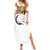 Flag Florida Fishing Summer Maxi Dress Fish Hook Rip Detail and Custom Name Red Accent Design - Wonder Print Shop