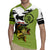 Largemouth Bass Fishing Rugby Jersey Fish On Text and Boat Scene in Green and Black Custom Design - Wonder Print Shop
