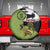 Largemouth Bass Fishing Spare Tire Cover Fish On Text and Boat Scene in Green and Black Custom Design - Wonder Print Shop
