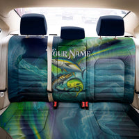 Offshore Fishing Custom Back Car Seat Cover Tuna Mahi Mahi and Wahoo in Ocean Wave Design - Wonder Print Shop