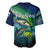Offshore Fishing Custom Baseball Jersey Tuna Mahi Mahi and Wahoo in Ocean Wave Design - Wonder Print Shop