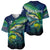 Offshore Fishing Custom Baseball Jersey Tuna Mahi Mahi and Wahoo in Ocean Wave Design - Wonder Print Shop
