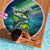 Offshore Fishing Custom Beach Blanket Tuna Mahi Mahi and Wahoo in Ocean Wave Design - Wonder Print Shop