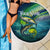 Offshore Fishing Custom Beach Blanket Tuna Mahi Mahi and Wahoo in Ocean Wave Design - Wonder Print Shop