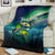 Offshore Fishing Custom Blanket Tuna Mahi Mahi and Wahoo in Ocean Wave Design - Wonder Print Shop