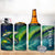 Offshore Fishing Custom 4 in 1 Can Cooler Tumbler Tuna Mahi Mahi and Wahoo in Ocean Wave Design - Wonder Print Shop