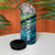 Offshore Fishing Custom 4 in 1 Can Cooler Tumbler Tuna Mahi Mahi and Wahoo in Ocean Wave Design - Wonder Print Shop