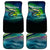 Offshore Fishing Custom Car Mats Tuna Mahi Mahi and Wahoo in Ocean Wave Design - Wonder Print Shop