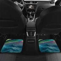 Offshore Fishing Custom Car Mats Tuna Mahi Mahi and Wahoo in Ocean Wave Design - Wonder Print Shop