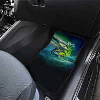 Offshore Fishing Custom Car Mats Tuna Mahi Mahi and Wahoo in Ocean Wave Design - Wonder Print Shop