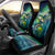 Offshore Fishing Custom Car Seat Cover Tuna Mahi Mahi and Wahoo in Ocean Wave Design - Wonder Print Shop