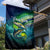 Offshore Fishing Custom Garden Flag Tuna Mahi Mahi and Wahoo in Ocean Wave Design - Wonder Print Shop