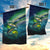 Offshore Fishing Custom Garden Flag Tuna Mahi Mahi and Wahoo in Ocean Wave Design - Wonder Print Shop