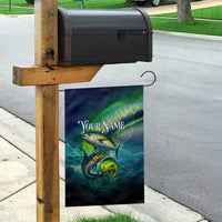 Offshore Fishing Custom Garden Flag Tuna Mahi Mahi and Wahoo in Ocean Wave Design - Wonder Print Shop