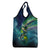 Offshore Fishing Custom Grocery Bag Tuna Mahi Mahi and Wahoo in Ocean Wave Design - Wonder Print Shop