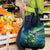 Offshore Fishing Custom Grocery Bag Tuna Mahi Mahi and Wahoo in Ocean Wave Design - Wonder Print Shop