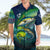 Offshore Fishing Custom Hawaiian Shirt Tuna Mahi Mahi and Wahoo in Ocean Wave Design - Wonder Print Shop