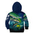 Offshore Fishing Custom Kid Hoodie Tuna Mahi Mahi and Wahoo in Ocean Wave Design - Wonder Print Shop