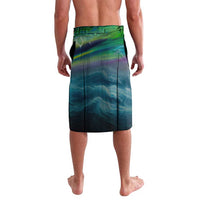 Offshore Fishing Custom Lavalava Tuna Mahi Mahi and Wahoo in Ocean Wave Design - Wonder Print Shop