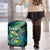 Offshore Fishing Custom Luggage Cover Tuna Mahi Mahi and Wahoo in Ocean Wave Design - Wonder Print Shop