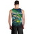 Offshore Fishing Custom Men Tank Top Tuna Mahi Mahi and Wahoo in Ocean Wave Design - Wonder Print Shop