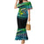 Offshore Fishing Custom Mermaid Dress Tuna Mahi Mahi and Wahoo in Ocean Wave Design - Wonder Print Shop