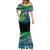 Offshore Fishing Custom Mermaid Dress Tuna Mahi Mahi and Wahoo in Ocean Wave Design - Wonder Print Shop