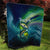 Offshore Fishing Custom Quilt Tuna Mahi Mahi and Wahoo in Ocean Wave Design - Wonder Print Shop