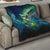 Offshore Fishing Custom Quilt Tuna Mahi Mahi and Wahoo in Ocean Wave Design - Wonder Print Shop