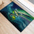 Offshore Fishing Custom Rubber Doormat Tuna Mahi Mahi and Wahoo in Ocean Wave Design - Wonder Print Shop