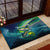 Offshore Fishing Custom Rubber Doormat Tuna Mahi Mahi and Wahoo in Ocean Wave Design - Wonder Print Shop