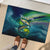 Offshore Fishing Custom Rubber Doormat Tuna Mahi Mahi and Wahoo in Ocean Wave Design - Wonder Print Shop