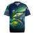 Offshore Fishing Custom Rugby Jersey Tuna Mahi Mahi and Wahoo in Ocean Wave Design - Wonder Print Shop