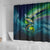 Offshore Fishing Custom Shower Curtain Tuna Mahi Mahi and Wahoo in Ocean Wave Design - Wonder Print Shop