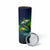 Offshore Fishing Custom Skinny Tumbler Tuna Mahi Mahi and Wahoo in Ocean Wave Design - Wonder Print Shop