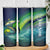 Offshore Fishing Custom Skinny Tumbler Tuna Mahi Mahi and Wahoo in Ocean Wave Design - Wonder Print Shop
