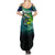 Offshore Fishing Custom Summer Maxi Dress Tuna Mahi Mahi and Wahoo in Ocean Wave Design - Wonder Print Shop